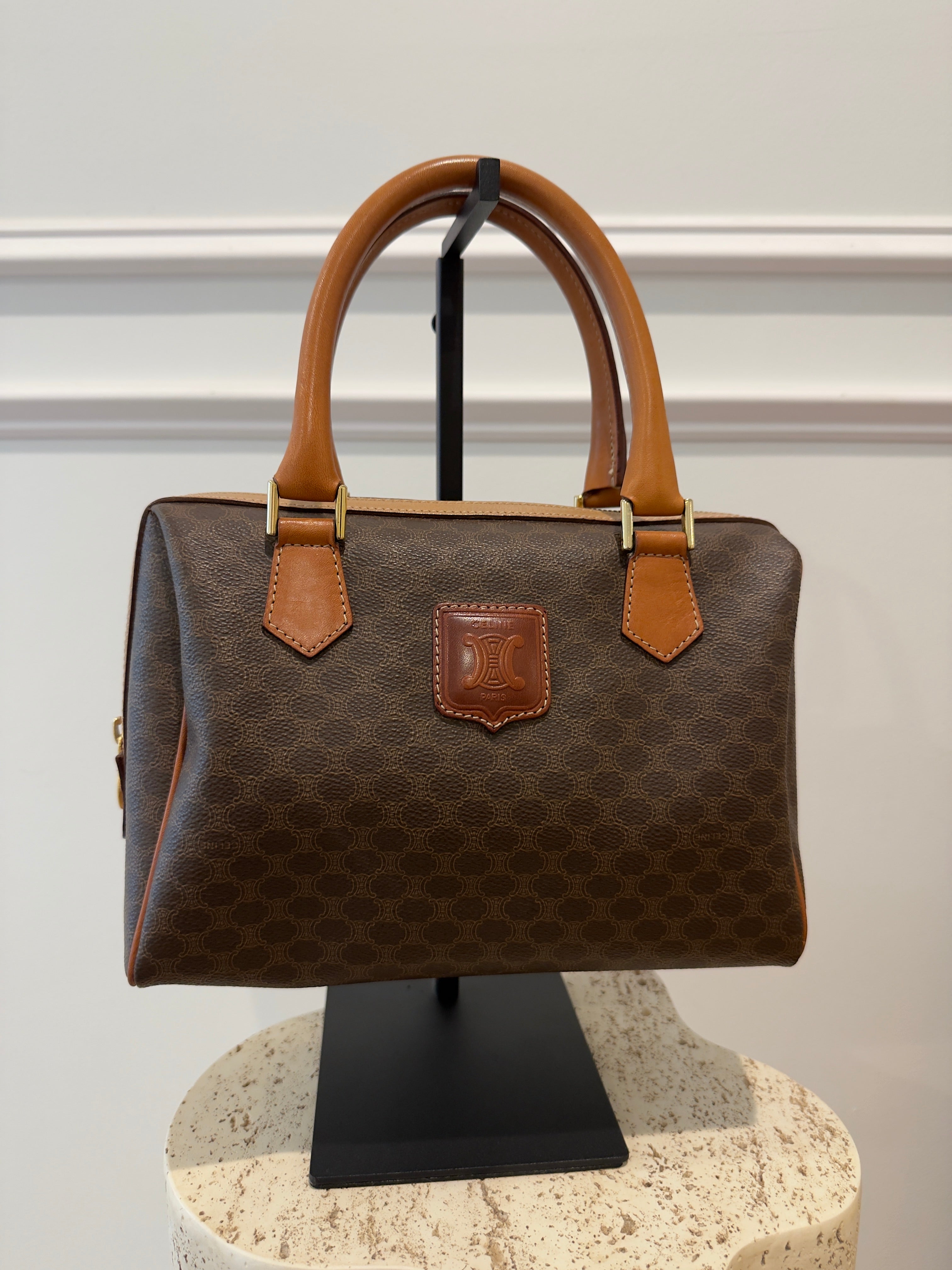 バッグ CELINE MACADAM boston BAG vintage Celine Macadam Boston Bag – Repeat Edit