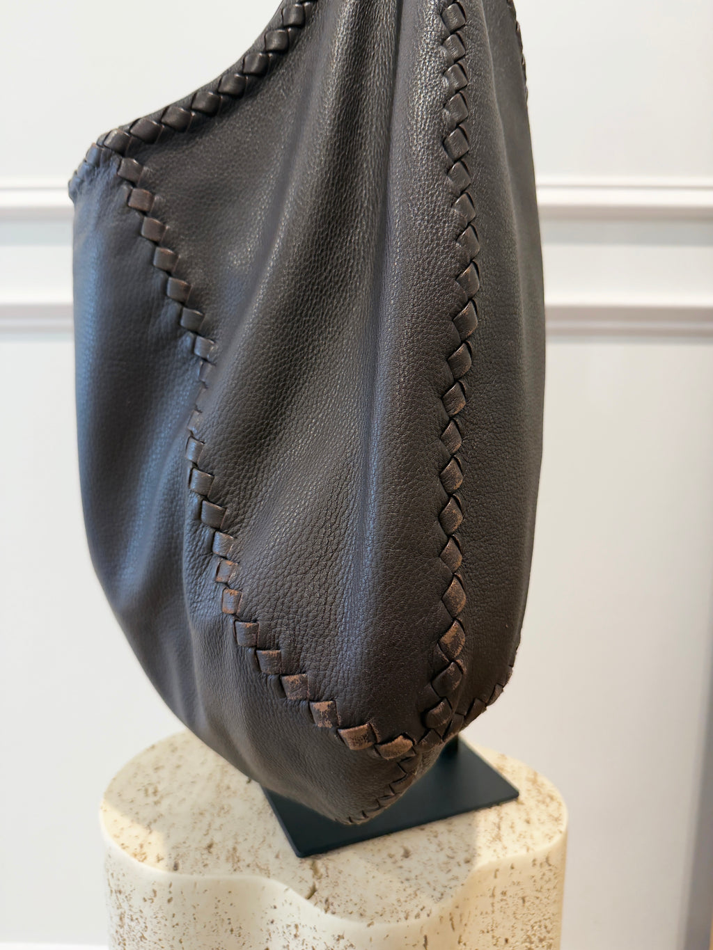 Bottega Veneta Brown Leather Hobo Bag