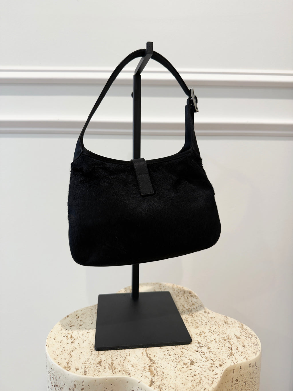 Gucci Vintage Pony Hair Mini Jackie Bag