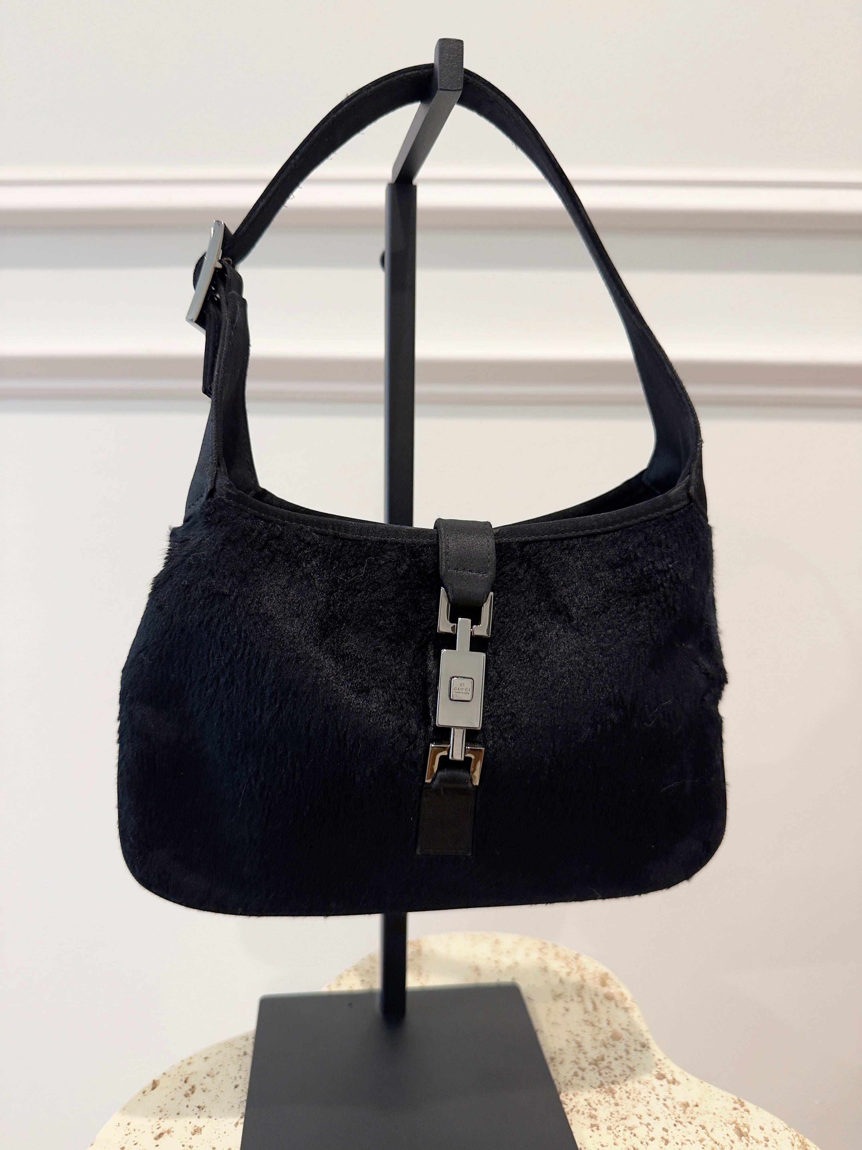 Gucci Vintage Pony Hair Mini Jackie Bag