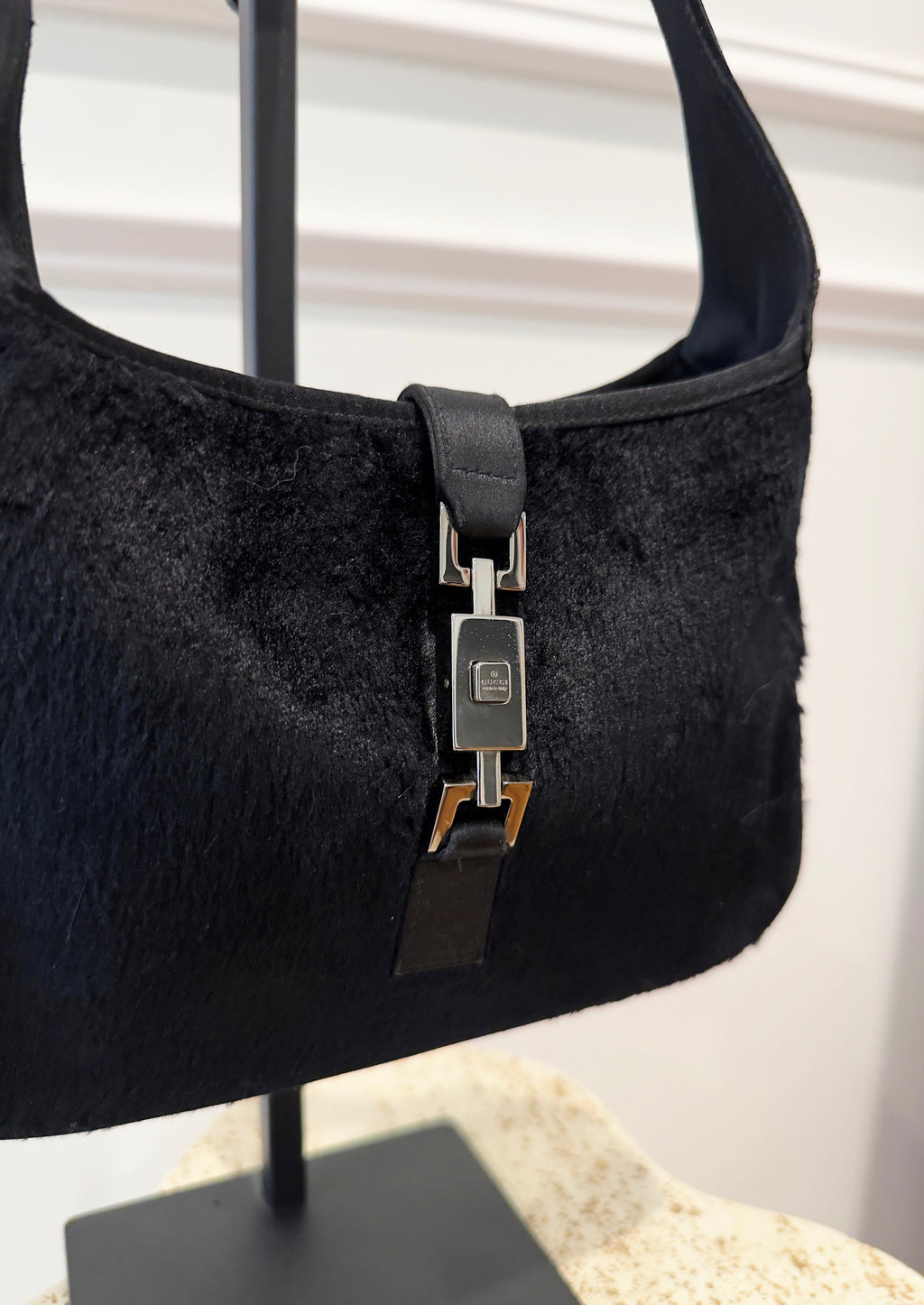 Gucci Vintage Pony Hair Mini Jackie Bag