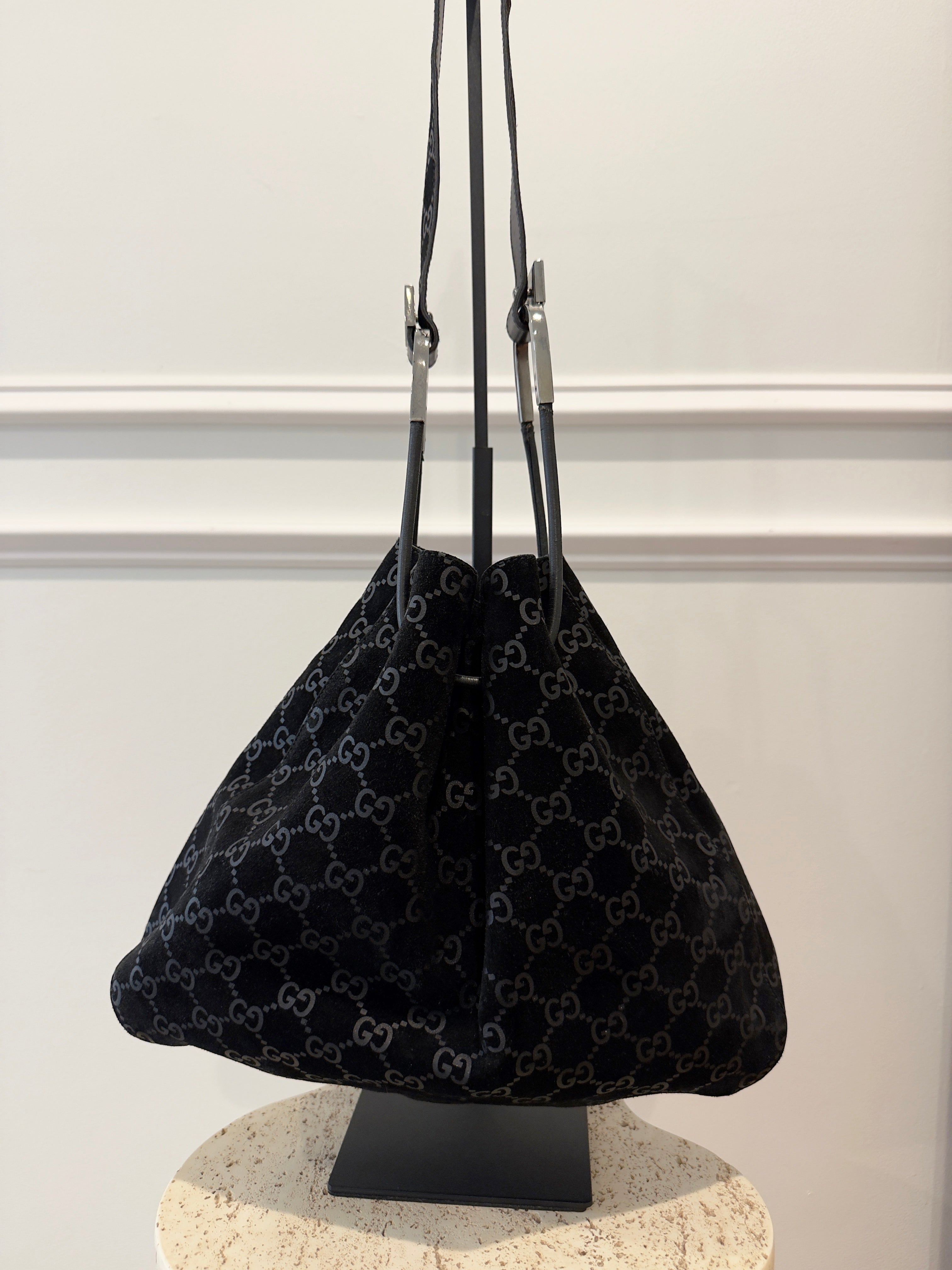 Black Gucci Silver Hardware