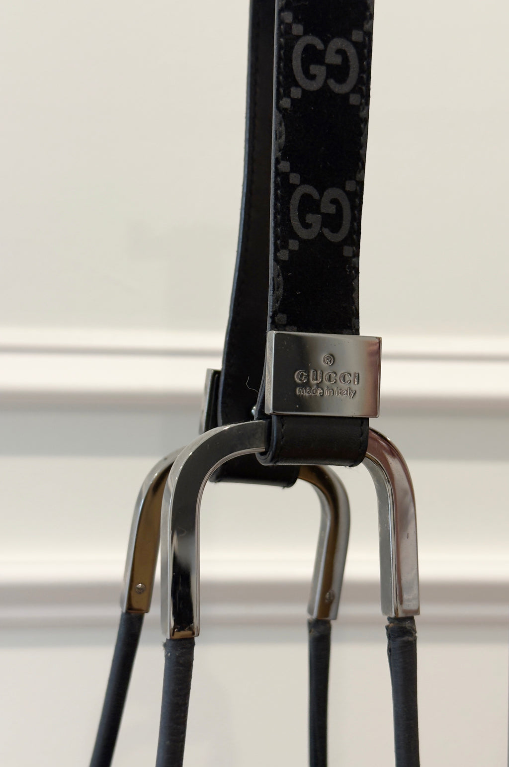 Black Gucci Silver Hardware