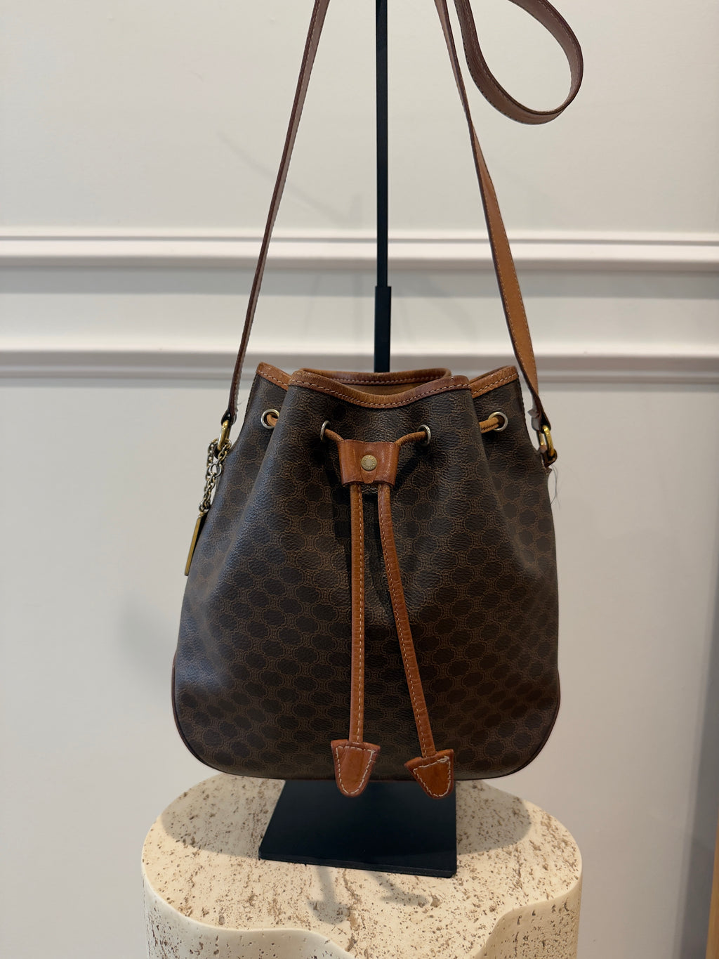 Celine Vintage Macadam Bucket Bag