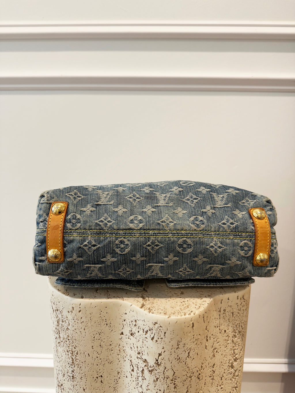 Louis Vuitton Baggy Denim Monogram PM Shoulder Bag